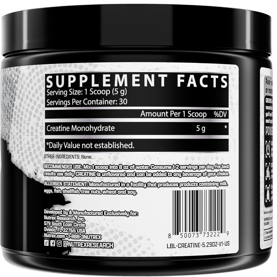 Nutrex Research Creatine Monohydrate