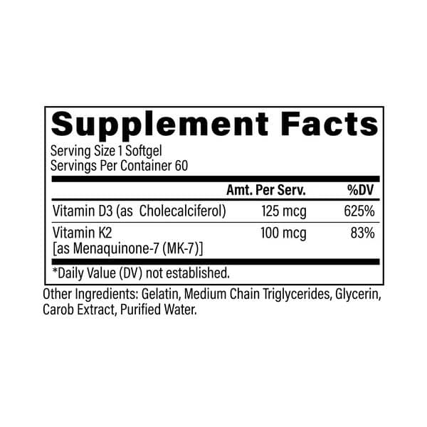 Revive Vitamin K2 & D3 (60 Capsules)