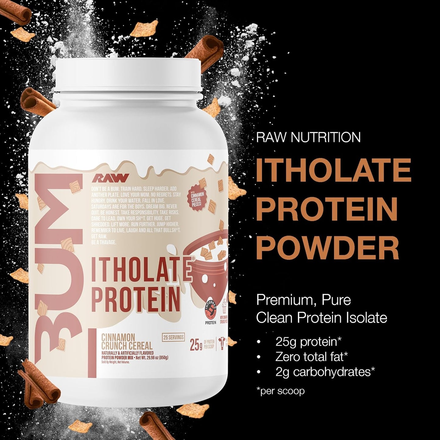 RAW Whey Protein Powder Isolate