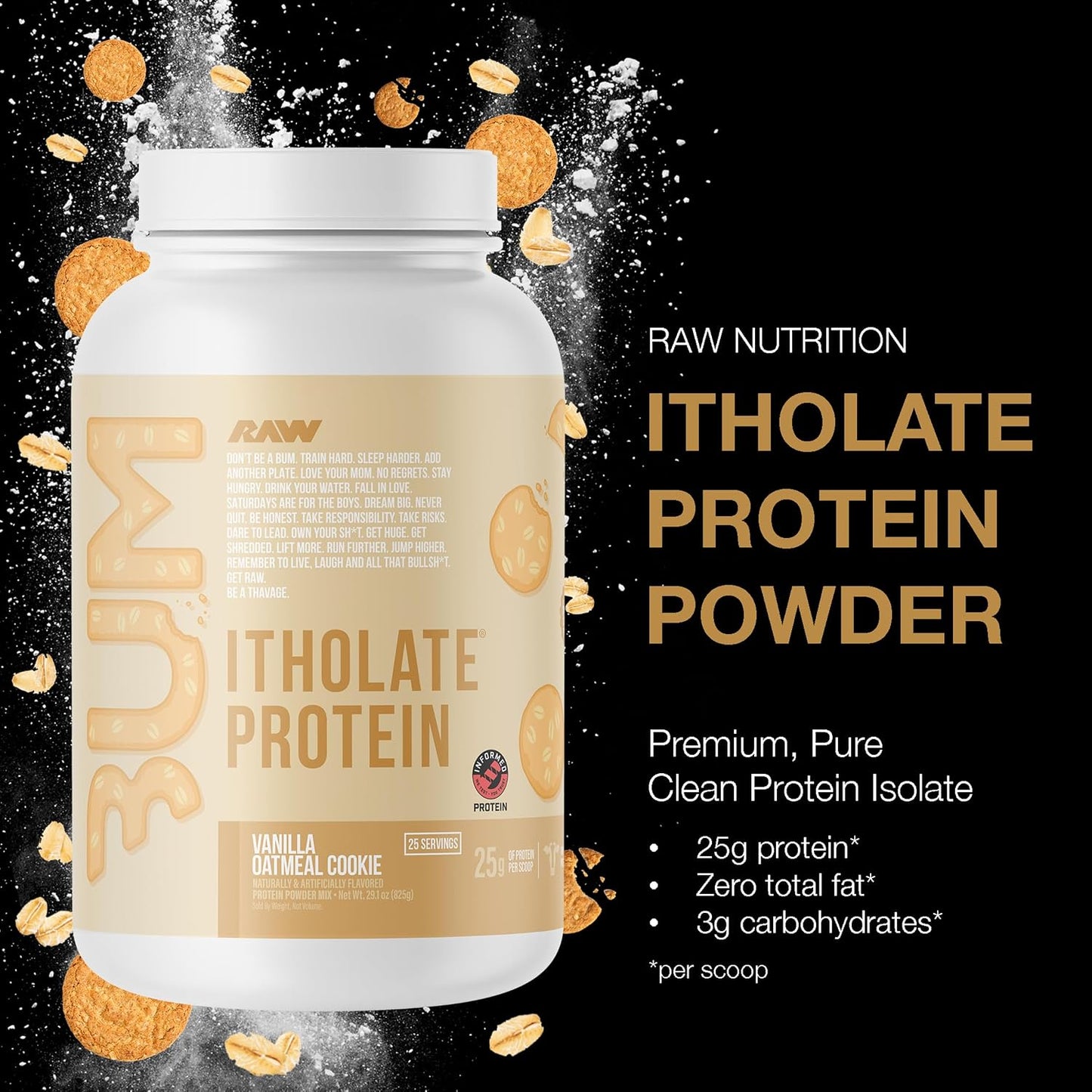 RAW Whey Protein Powder Isolate